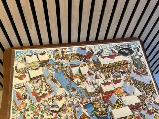 Julekalender i pap : Jul i den gamle by 1983.