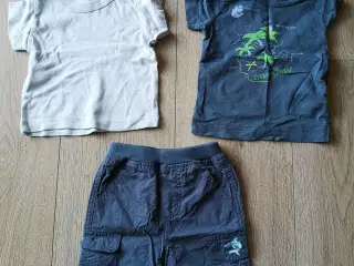 Drengetøj str. 62 - T-shirts og shorts 
