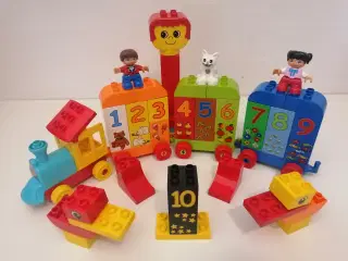 Duplo Taltog Med tal fra 1 til 10 samt symboler 