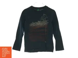 Langærmet bluse fra Benetton (Str. ca. 6 år)