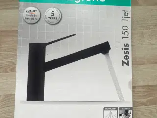 Hansgrohe køkkenarmatur, mat sort