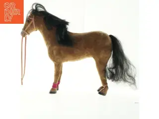 Brun legetøjshest (str. 54 cm)