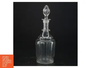 Glasdekoration med prop (str. 26 x 9 cm)