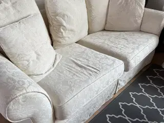 2 sofaer, cremefarvet 