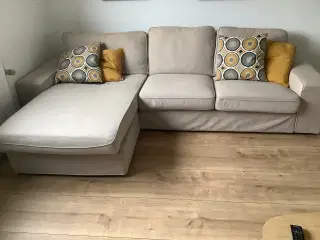 Kivik 3-pers. sofa med chaiselong
