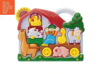 Interaktivt legetøj med bondegårdstema (str. 21x17,5 cm)