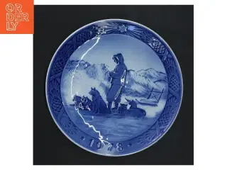 Royal Copenhagen dekorationsplatte 1978 fra Royal Copenhagen (str. Ø 18 cm)