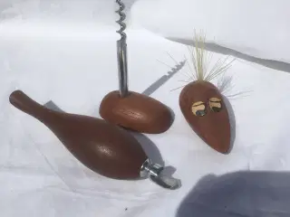 Teak fugl oplukker proptrækker