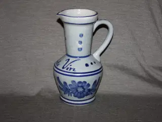 Aksini keramik Blå blomst Vin karaffel / kande