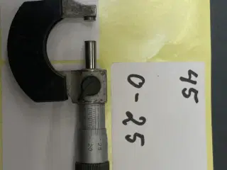 Micrometer skruer udvendig DIV