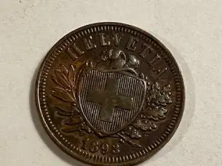 1 Rappen Switzerland 1893