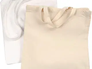 Bæredygtig mulepose i 100% bomuld - 10 stk.