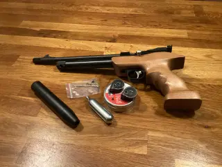 Luftpistol artimis cp2 cal 4,5 -2 magasiner 