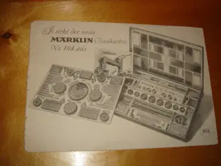 Märklin Metalbyggesæt /  Märklin Metal Baukisten