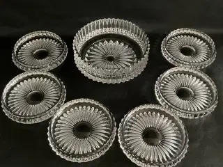 Krystalglas, serværingsskåle