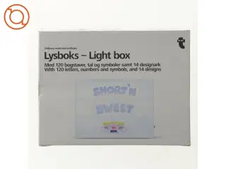 Lys boks fra Tiger (str. 21 x 16 cm)