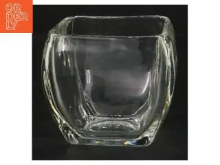 Kvadratisk glas vase (str. 9,5x9,5 cm)