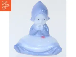 Keramikfigur med bedende gestus (str. 6 cm)