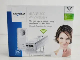 ⭐️- Devolo dLAN 500 AV Wireless+: Netværksadapter