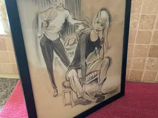Original tegning af Christel Marott