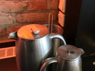 Kaffekander samt glas