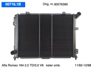 Alfa Romeo 164 2,5 TD/3,0 V6 (87-98)