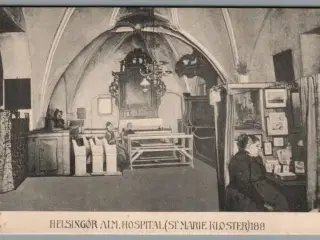 Helsingør Alm. Hospital (St.marie kloster) 1888 - Postkort - Ubrugt