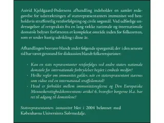 Statsrepræsentanters Imunitet