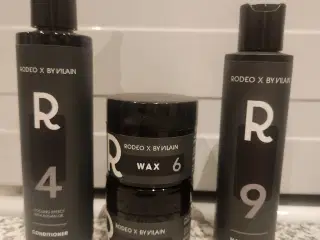 Rodeo produkter. Wax, Hair tonic og conditioner