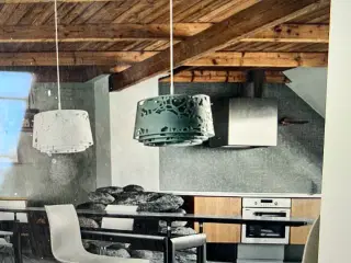 Louise Campbell collage lampe støvet grøn