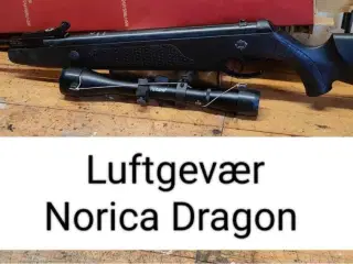 Luftgevær Norica Dragon, inkl. kikkert