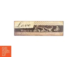 Metal skilt (str. LB:51x15cm)