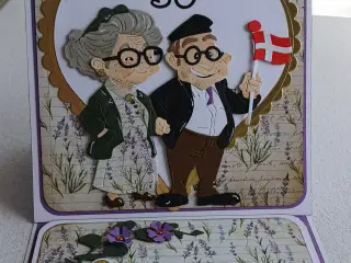 Guldbryllupskort sælges.