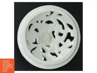 Dekorativ porcelæns krukke/skål med låg fra Villa Collection (str. 15 cm)