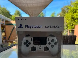 Ubrugt original PlayStation 4 controller hvid 