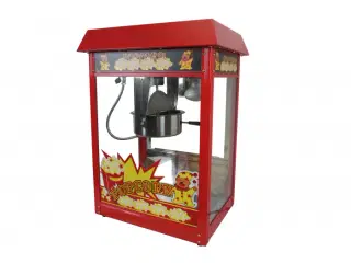 Popcornmaskine – rød – B560 x D417 x H770 mm