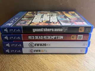 4x Spil til PS4