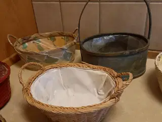 Kurve med foring - perfekte til dekorationer mm.