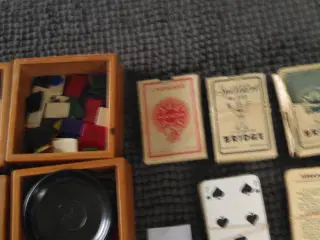Spillekort og banko brikker Sælges samlet for kun 