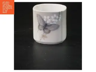 Porcelæn krus med sommerfugle fra Royal Copenhagen (str. 6x5,5 cm)