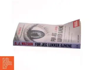Thrillerroman &#39;Før jeg lukker øjnene&#39; fra Lindhardt og Ringhof