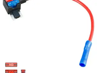 Ampire Tap til Lavprofil-mini-sikring 10A (ACN) - 1 Stk