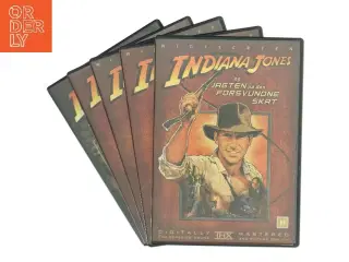 5 DVD’er SERIE Indiana Jones og krystalkraniets kongerige med Harrison Ford (DVD)