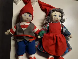 gammelt julepynt Nissepar