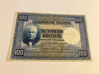 100 Kronur 1928 Iceland