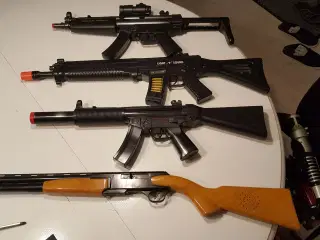 Våben, maskingevær og gevær