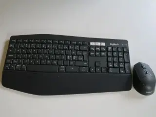 Logitech trådløs keyboard & mus