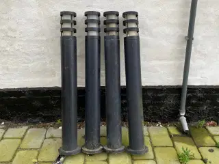 Udendørs lamper 4 stk.