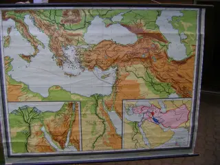 Landkort Retro Aasyrien 