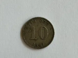 10 Øre 1887 Sweden